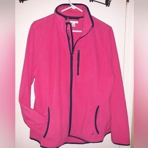 Nautica Pink Fleece Jacket Size XXL